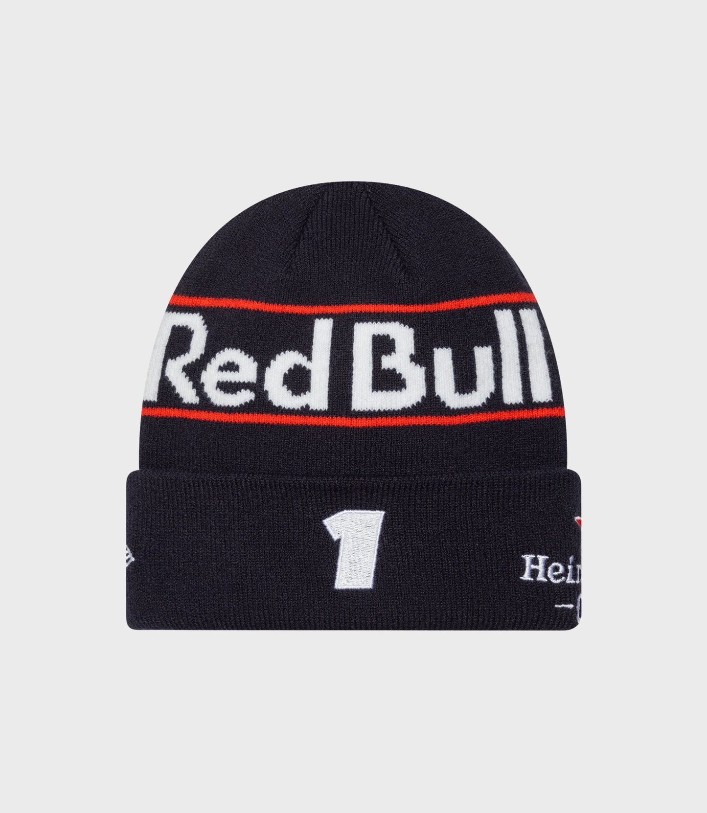 New Era X Oracle Red Bull Racing Junior Teamline Max Verstappen Cuff Knitted Beanie - Dark Blue