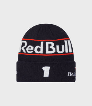 New Era X Oracle Red Bull Racing Junior Teamline Max Verstappen Cuff Knitted Beanie - Dark Blue