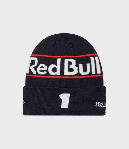 New Era X Oracle Red Bull Racing Junior Teamline Max Verstappen Cuff Knitted Beanie - Dark Blue