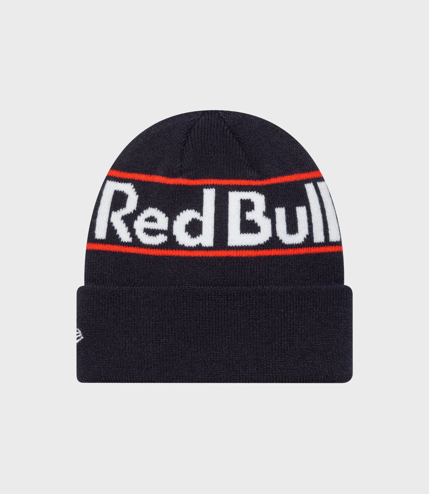 New Era X Oracle Red Bull Racing Junior Team Cuff Knitted Beanie - Dark Blue