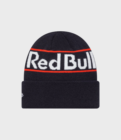 New Era X Oracle Red Bull Racing Junior Team Cuff Knitted Beanie - Dark Blue