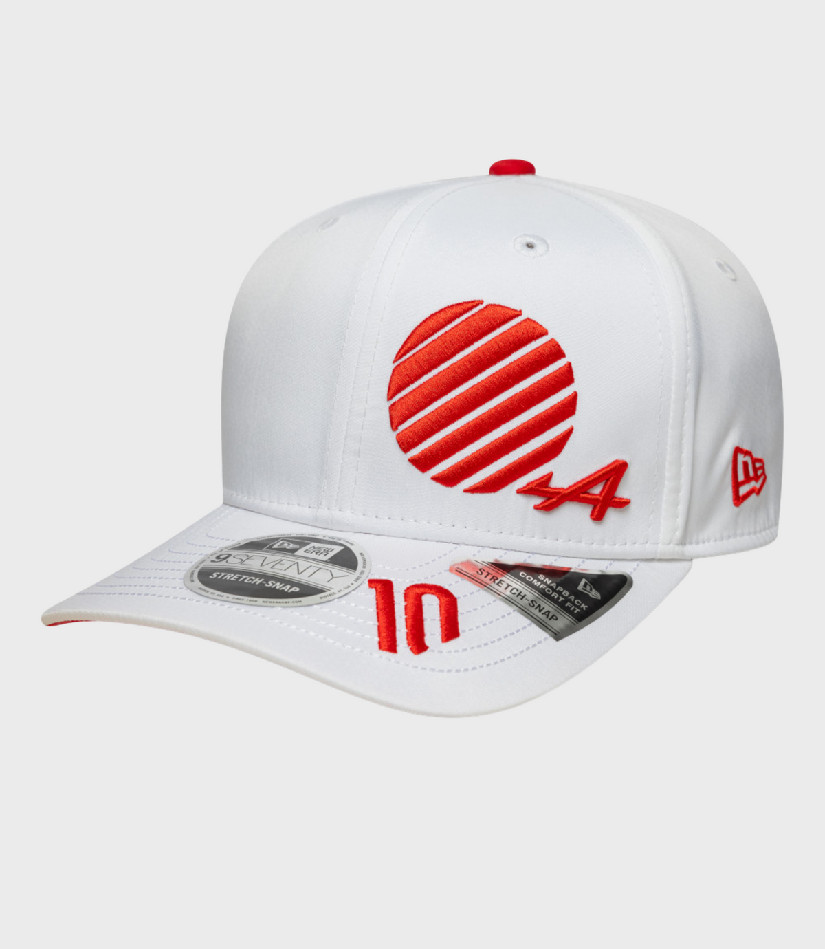 Gorra Pierre Gasly Japan 9Seventy Stretch Snap New Era Alpine – Blanco - Blanco