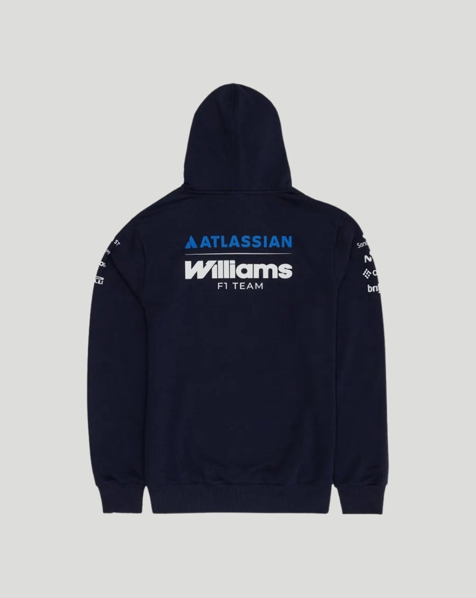 Sudadera con capucha Williams Racing 2026 F1 Hombre Team – Azul marino - Azul marino