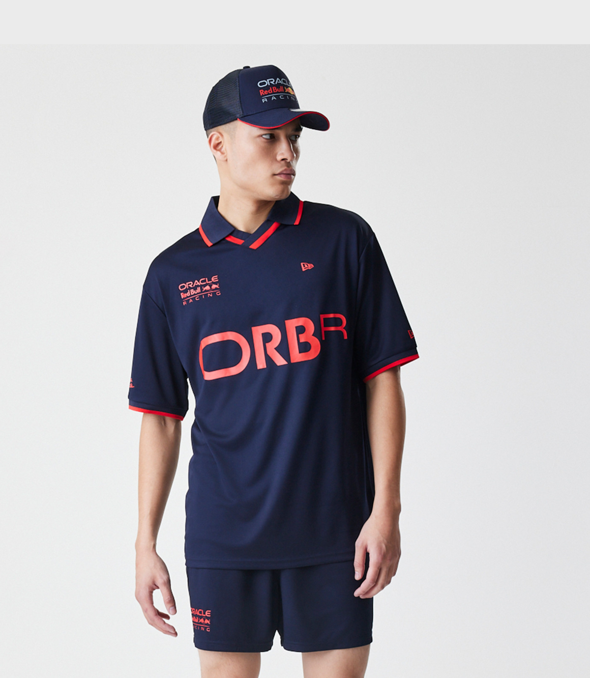 New Era Oracle Red Bull Racing Mens Graphic Football T-Shirt - Dark Blue - Dark Blue