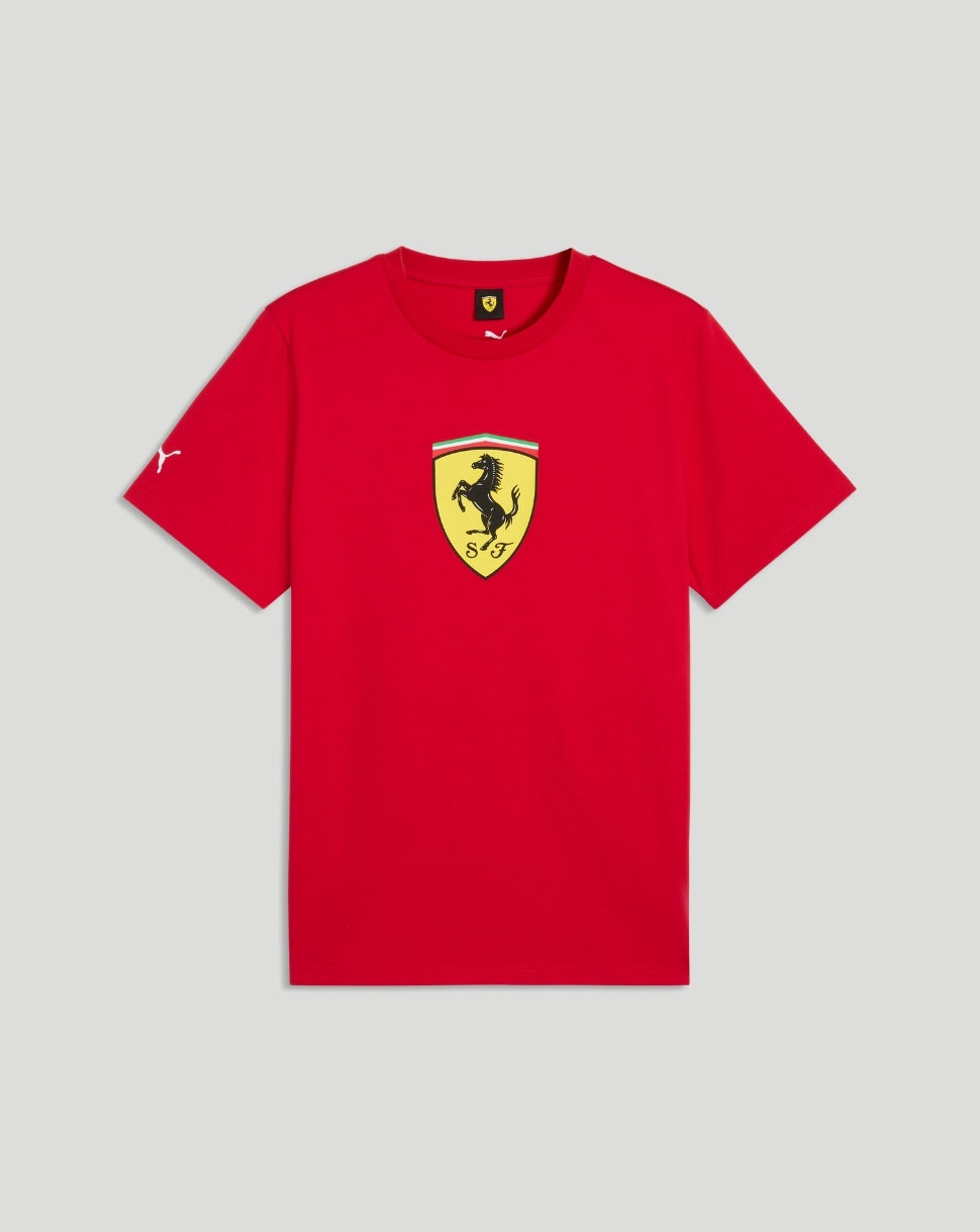Scuderia Ferrari Herren Big Shield T-Shirt – Rosso Corsa - Rosso Corsa