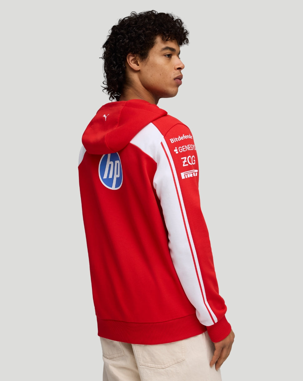 Scuderia Ferrari Herren Team Hoodie – Rot - Rot