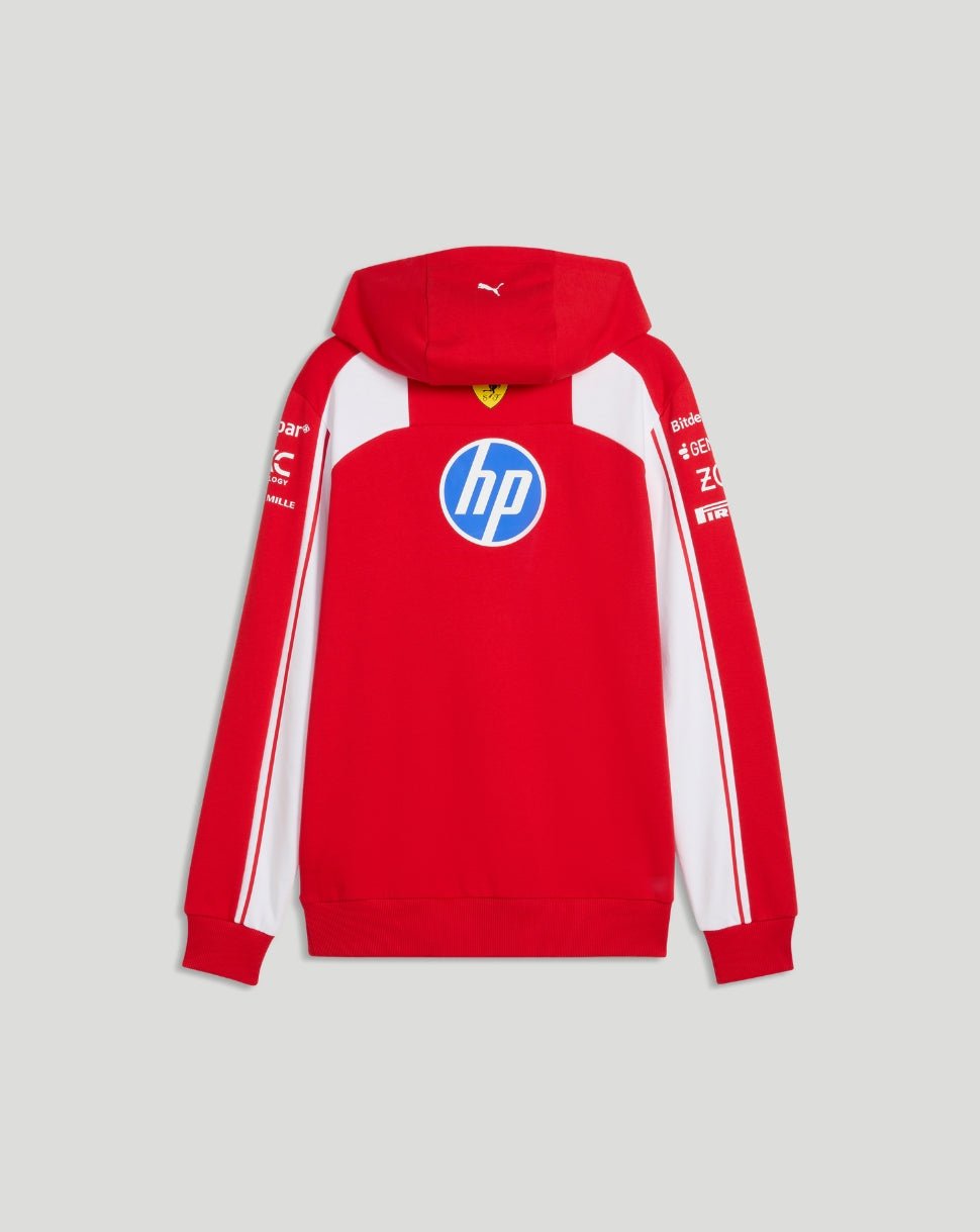 Scuderia Ferrari Herren Team Hoodie – Rot - Rot