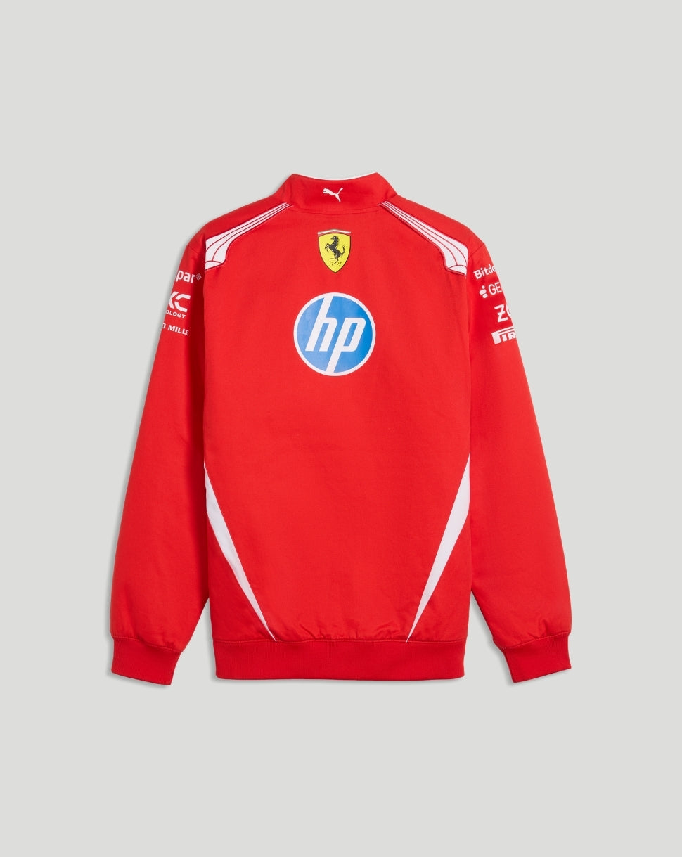 Scuderia Ferrari Men's Team Racing Bomber Jacket - Red - Red