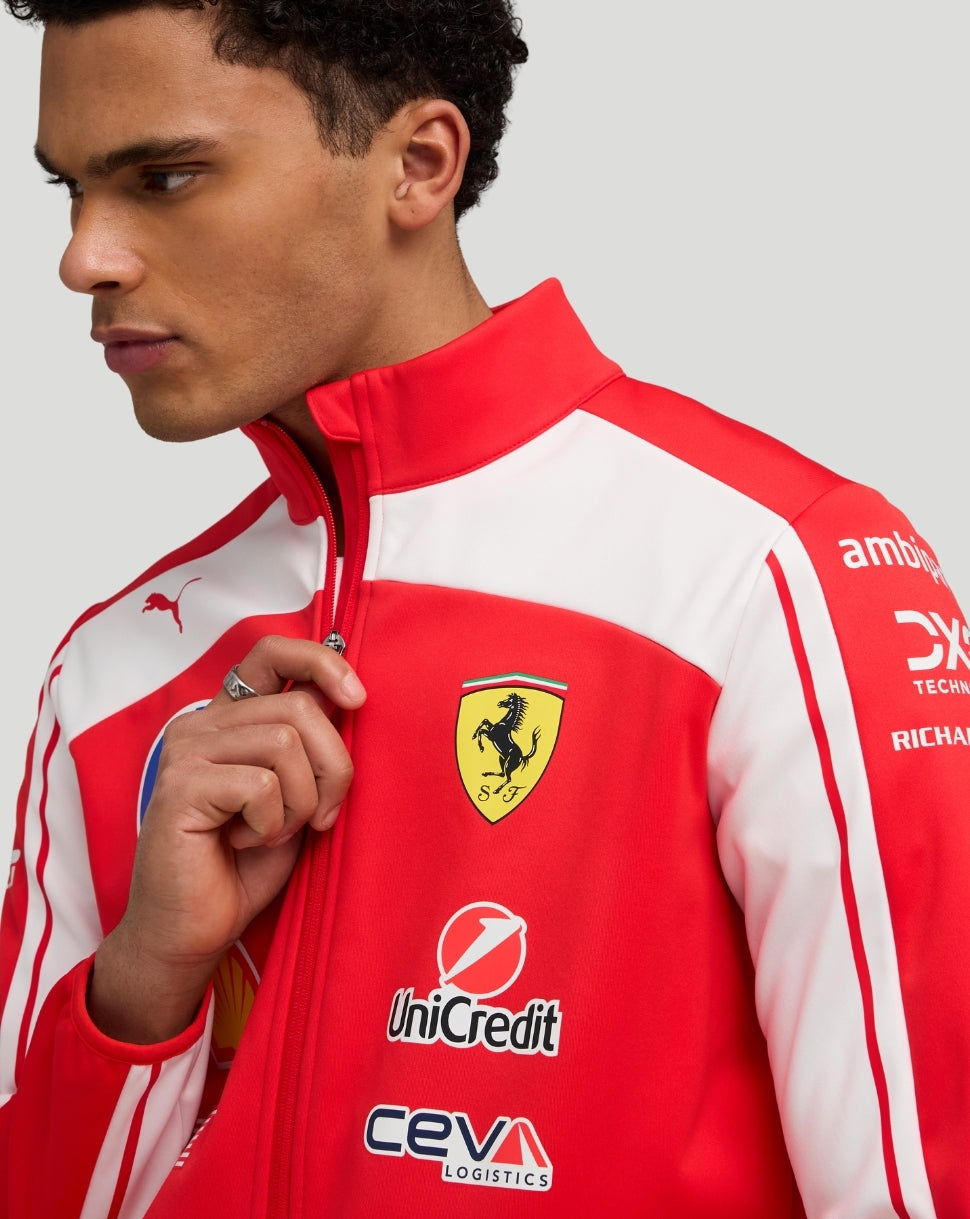 Scuderia Ferrari Heren Team Softshell Jas – Rood - Rood