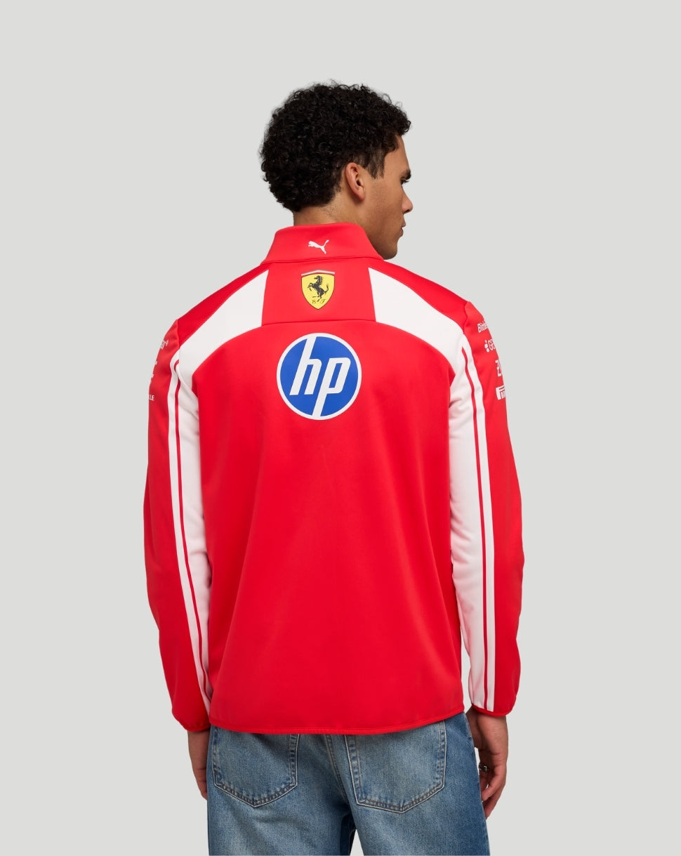 Scuderia Ferrari Heren Team Softshell Jas – Rood - Rood