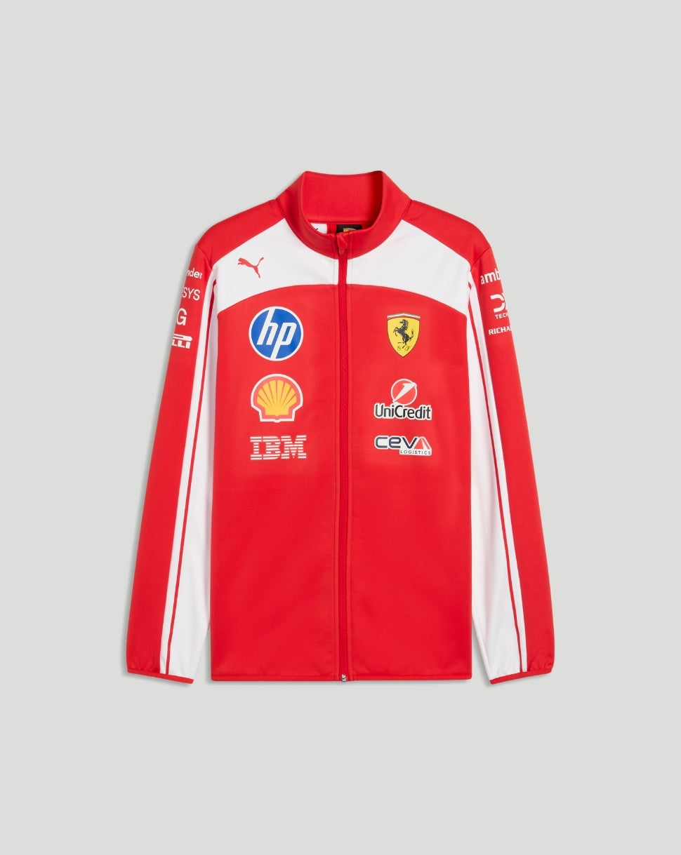 Scuderia Ferrari Heren Team Softshell Jas – Rood - Rood