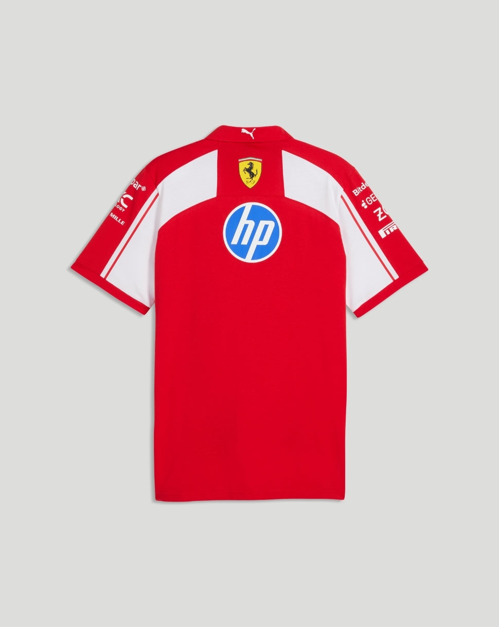 Scuderia Ferrari Heren Team Poloshirt – Rood - Rood