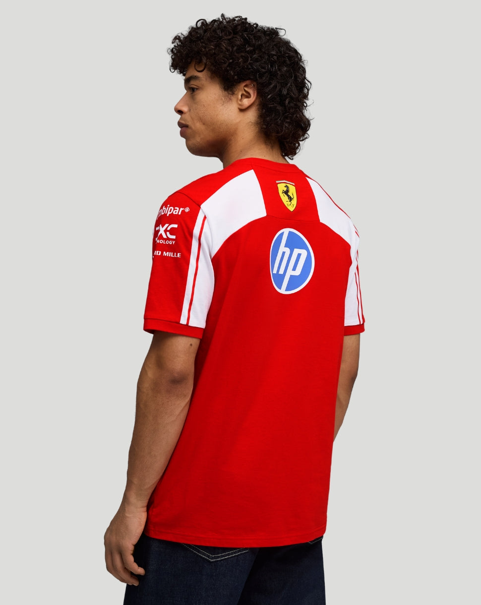 Scuderia Ferrari Heren Team T-shirt – Rood - Rood