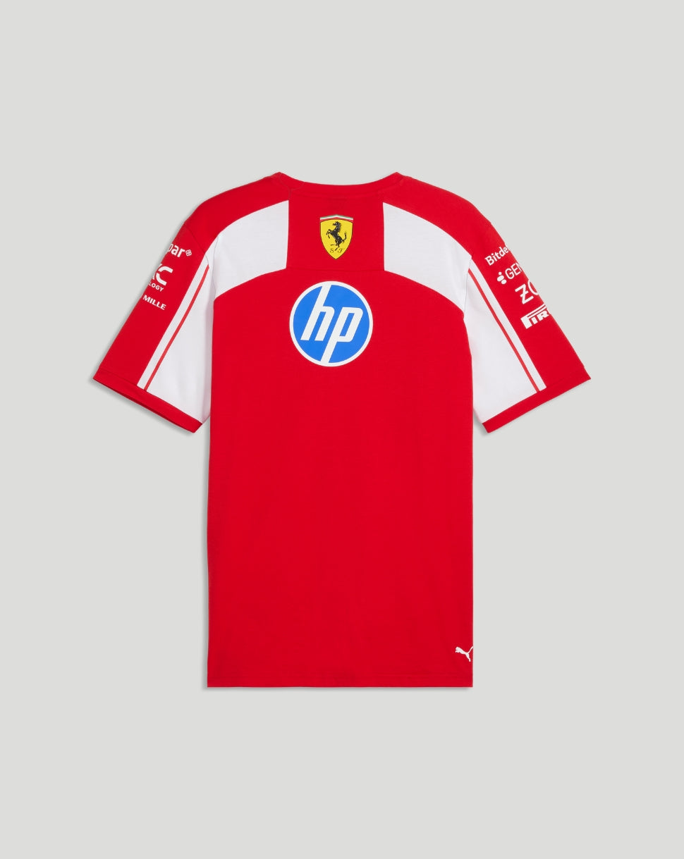 Scuderia Ferrari Heren Team T-shirt – Rood - Rood