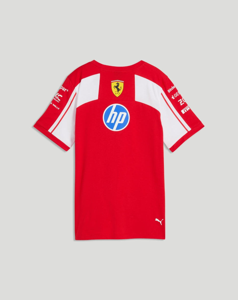 Scuderia Ferrari Dames Team T-shirt – Rood - Rood