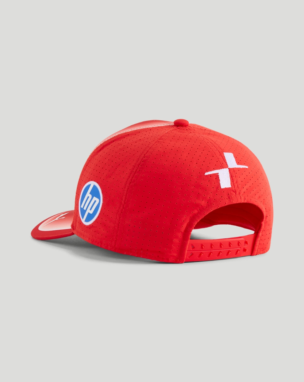 Scuderia Ferrari Unisex Team Leclerc Baseball Cap - Red - Red