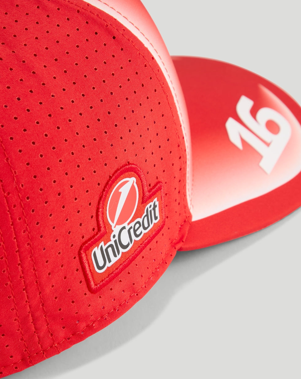 Scuderia Ferrari Unisex Team Leclerc Baseball Cap - Red - Red