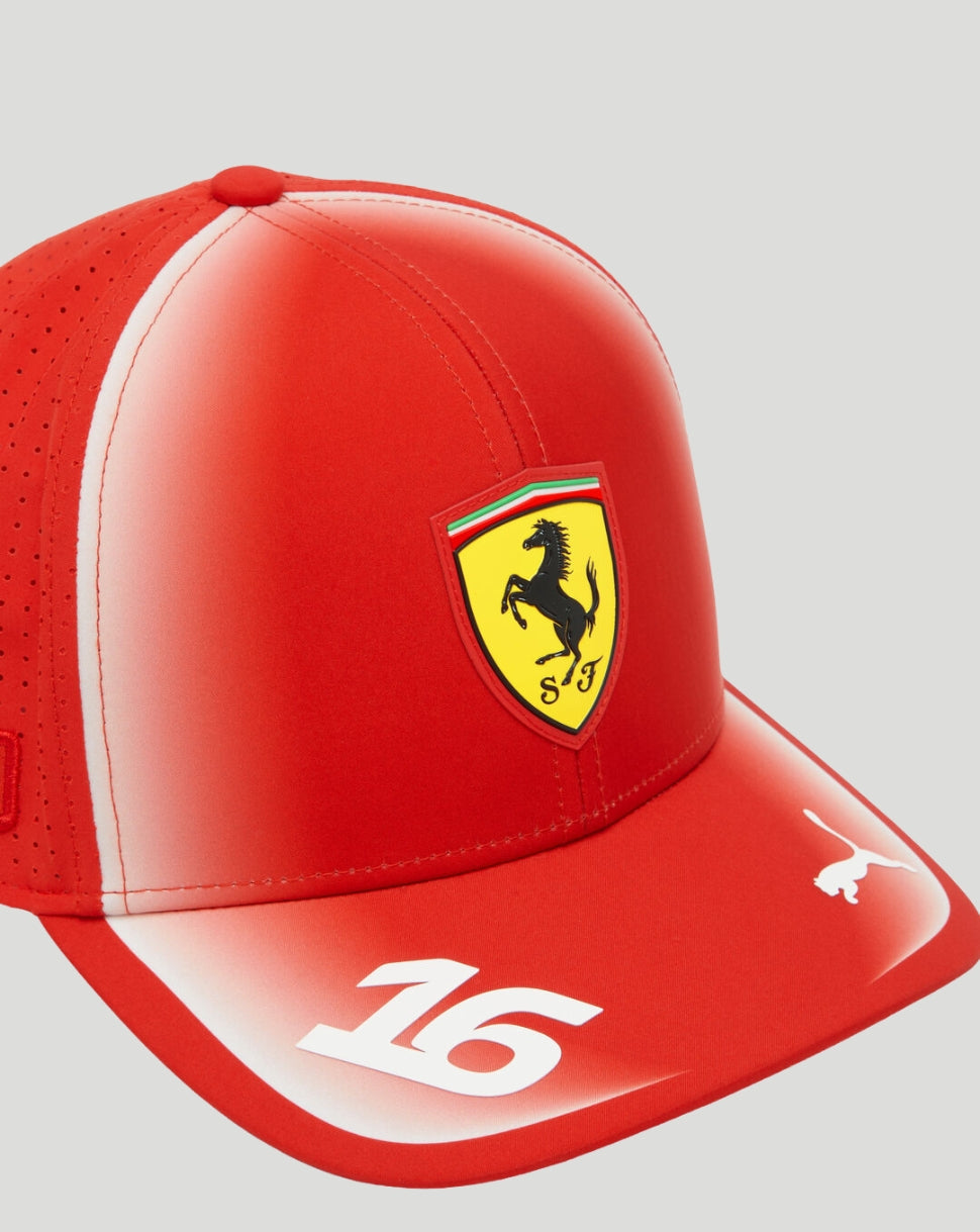 Scuderia Ferrari Junior Team Leclerc Cap – Rot - Rot