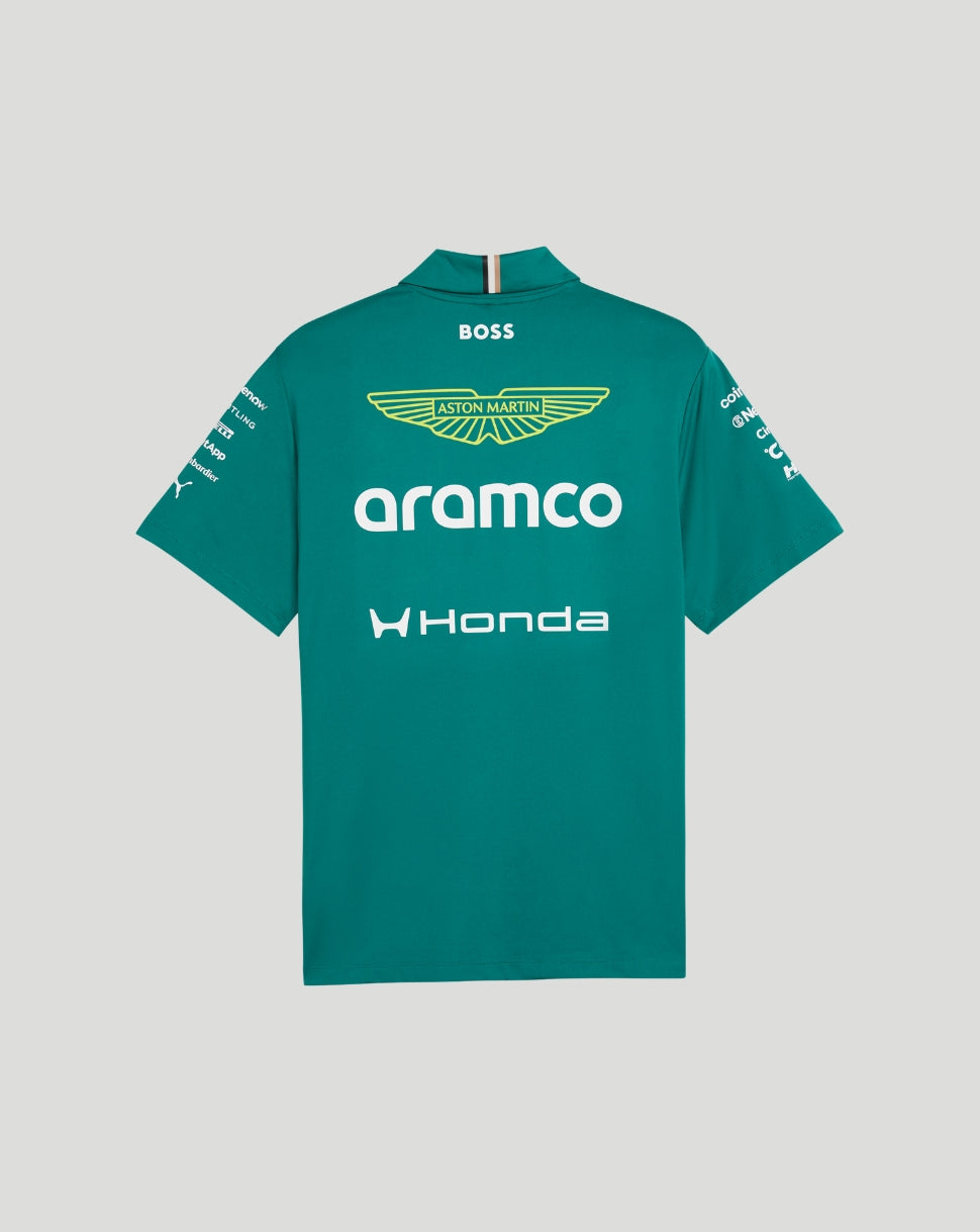 Aston Martin F1 Men's Team Polo - Green - Green