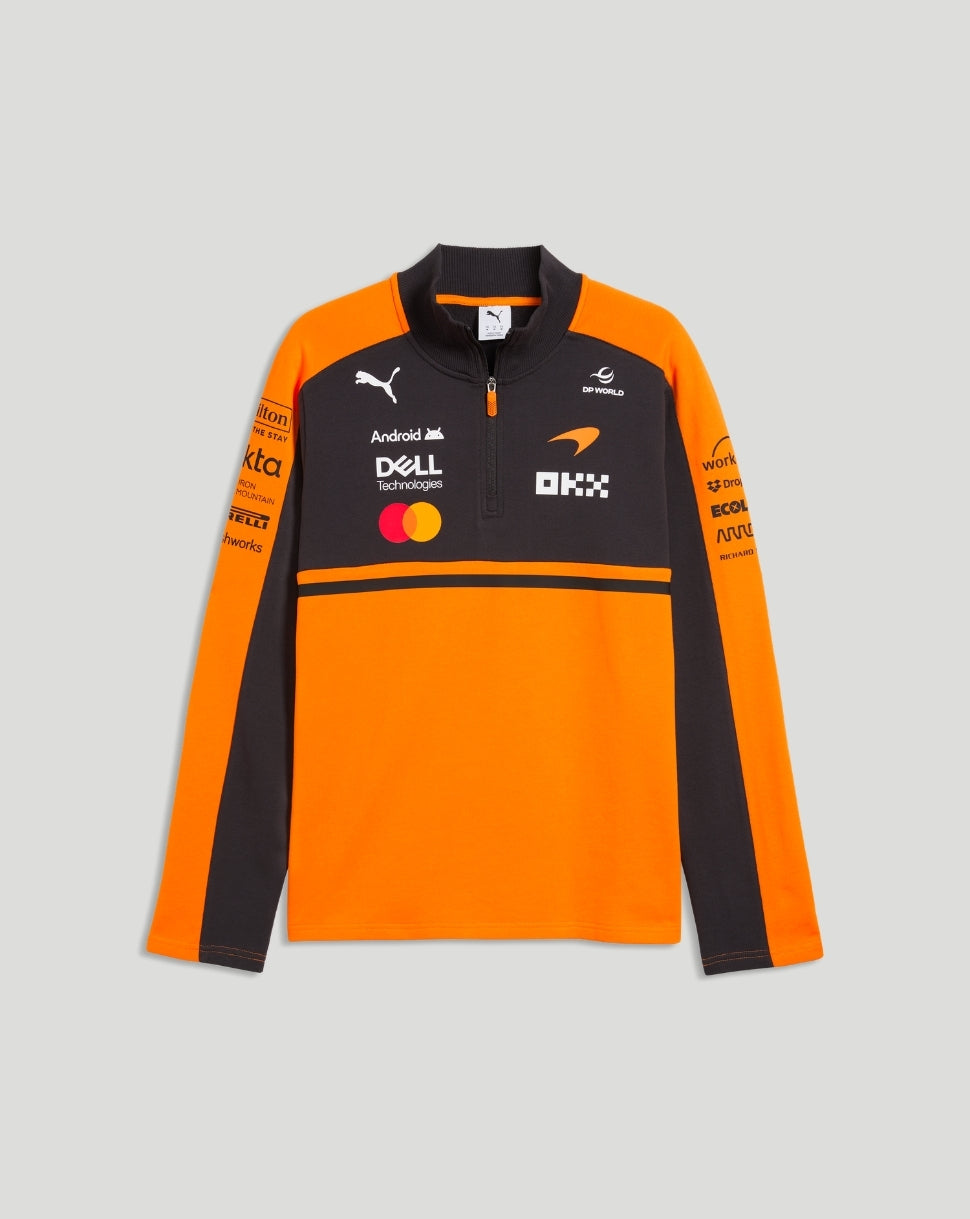 McLaren Sudadera con media cremallera para hombre - Papaya - Papaya