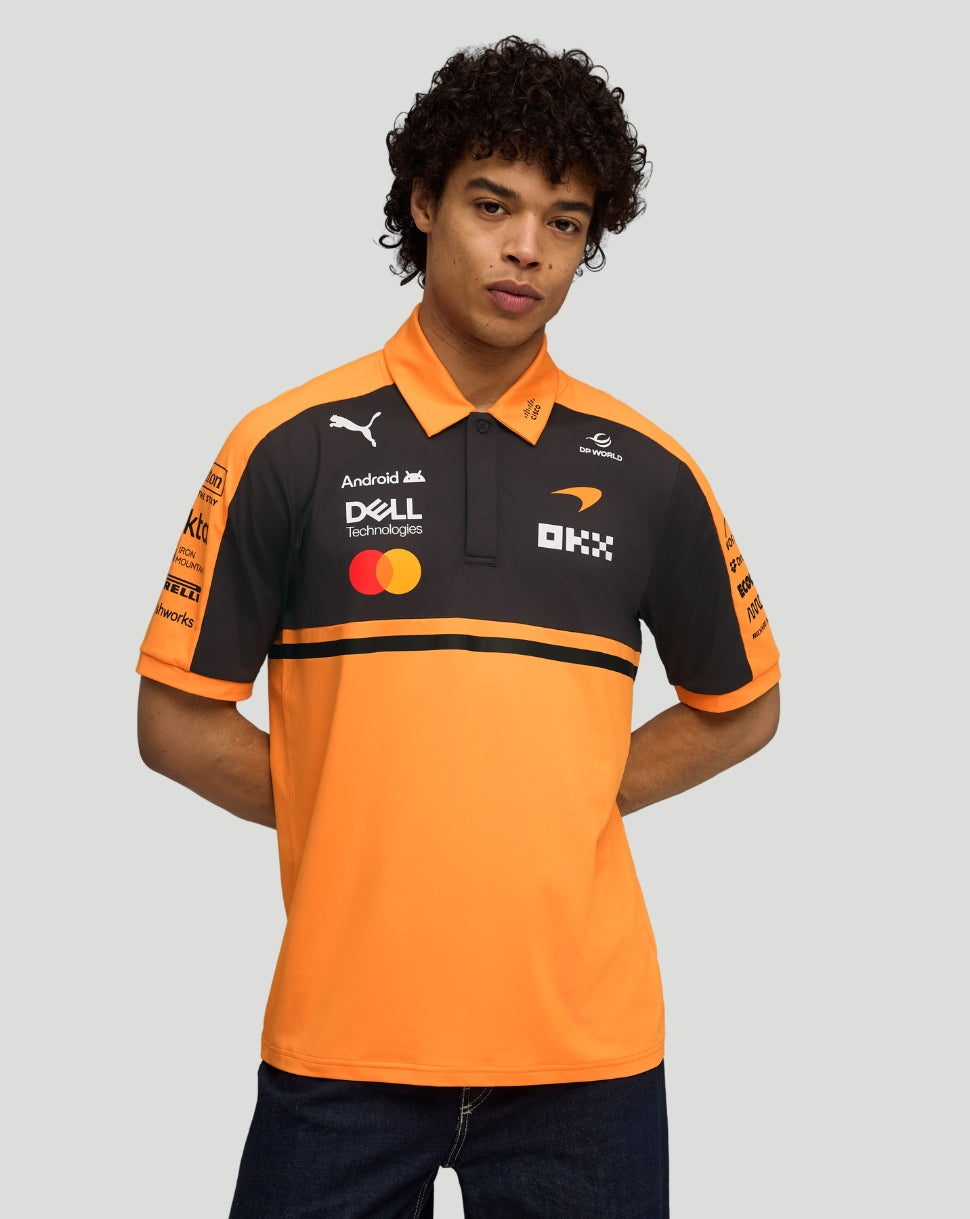McLaren Men's Team Polo - Papaya - Papaya