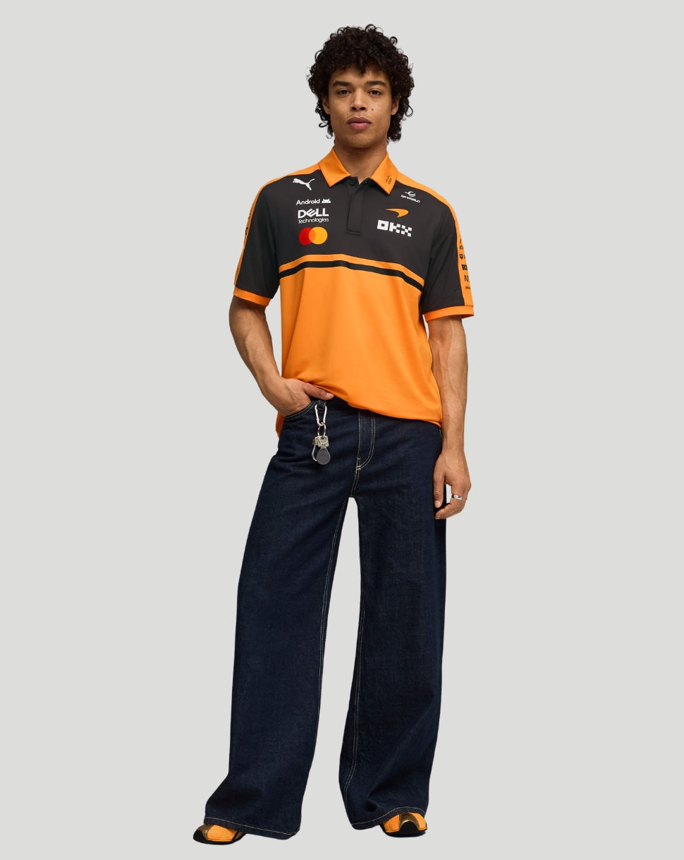 McLaren Men's Team Polo - Papaya - Papaya