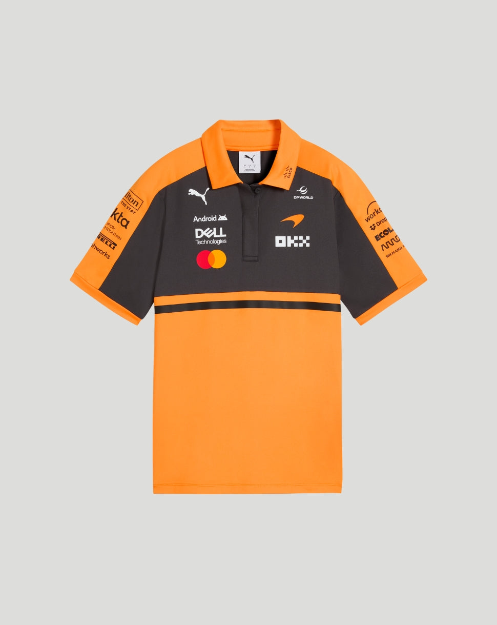 McLaren Damen Team Poloshirt – Papaya - Papaya