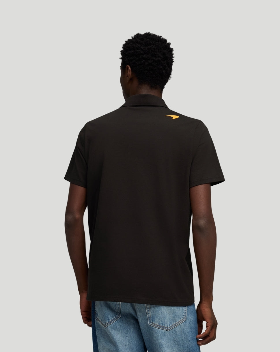 McLaren Polo voor heren met klein logo – Zwart - Zwart