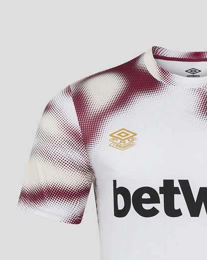 West Ham 24/25 Men's Warm Up Jersey - White