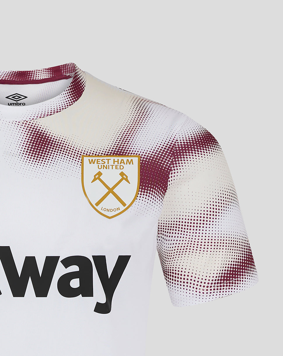West Ham 24/25 Men's Warm Up Jersey - White - White