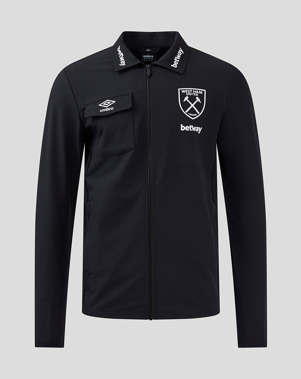 West Ham 24/25 Men's Presentation Jacket  - Black