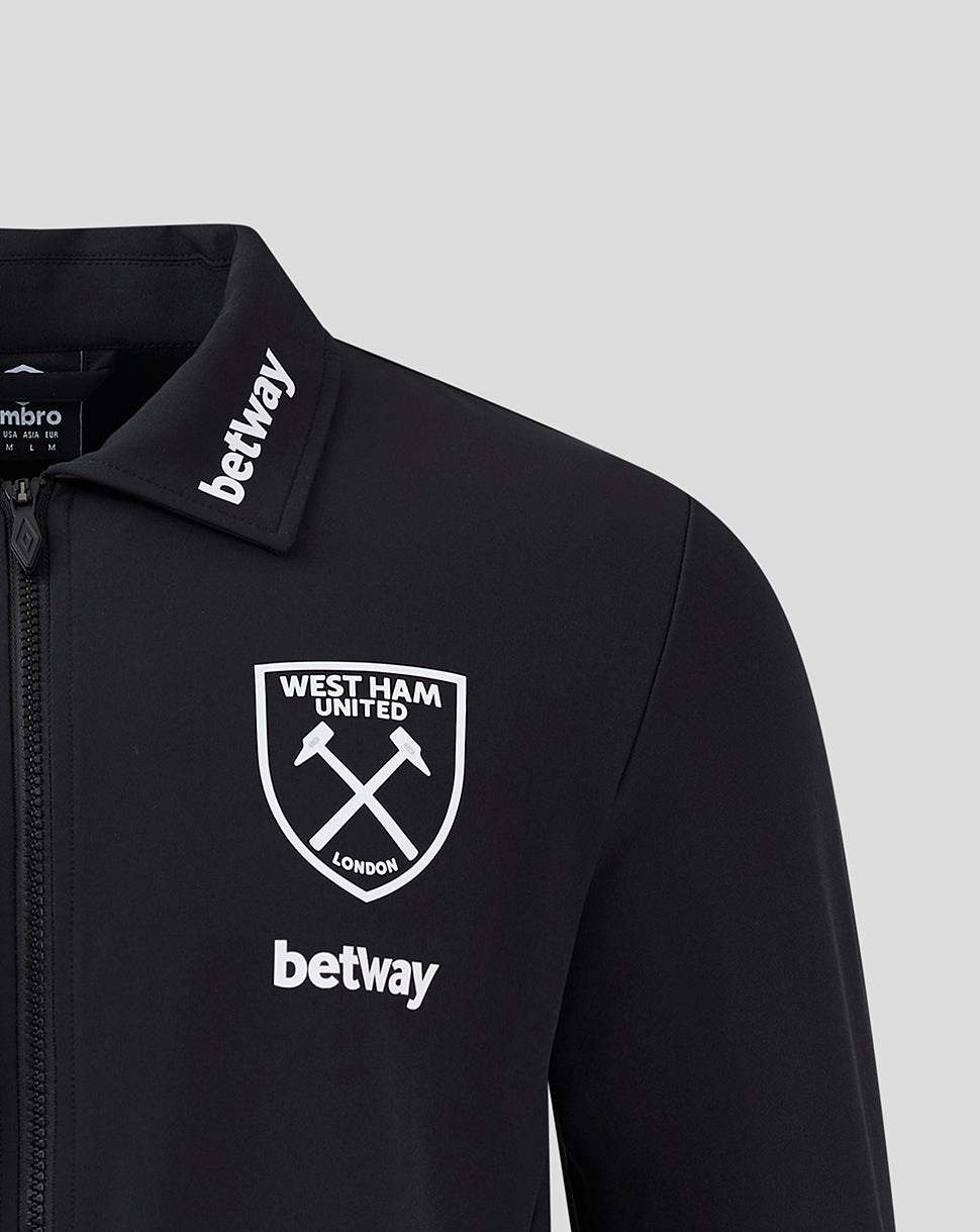 Chaqueta West Ham 24/25 Hombre Presentation – Negro - Negro