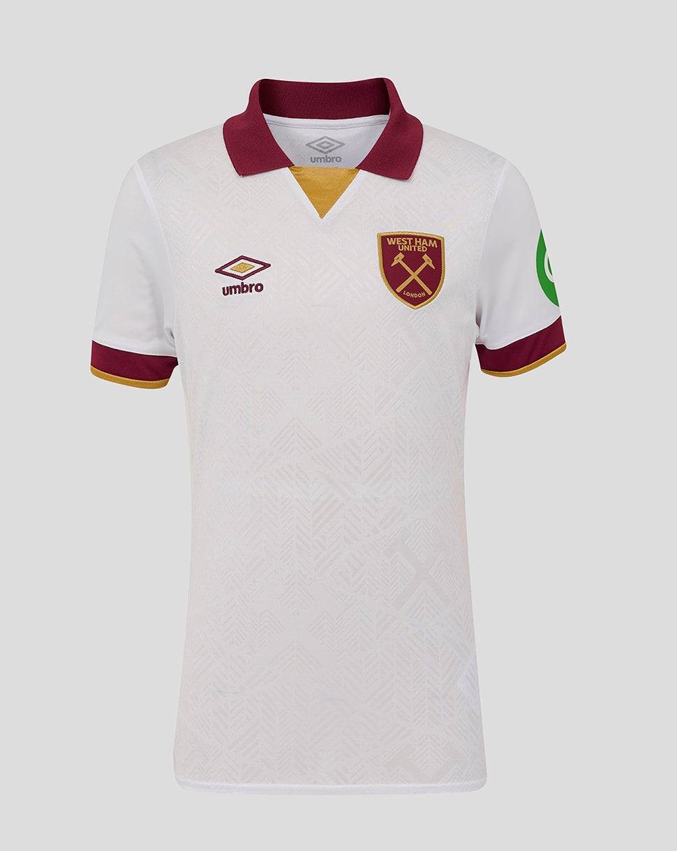 West Ham 24/25 Junior Third Jersey ss - White