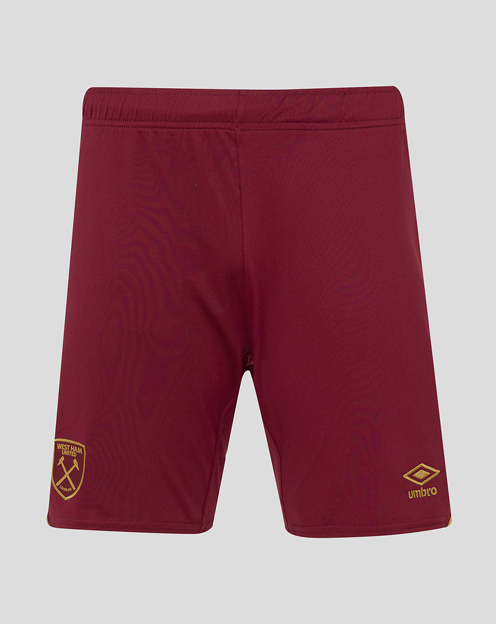 West Ham 24/25 Men's Third Shorts - Burgundy