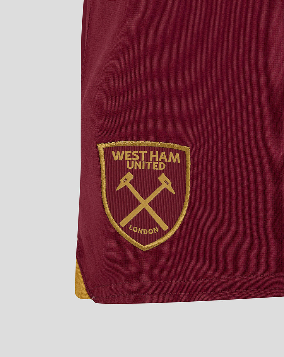 West Ham 24/25 Men's Third Shorts - Burgundy - Burgundy