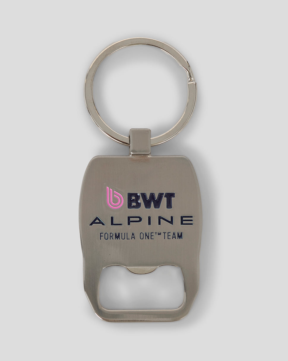Llavero abrebotellas BWT Alpine Formula One Team - Gunmetal Silver