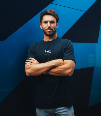 Alpine Unisex Core Driver Pierre Gasly Relaxed Fit T-Shirt – French Navy