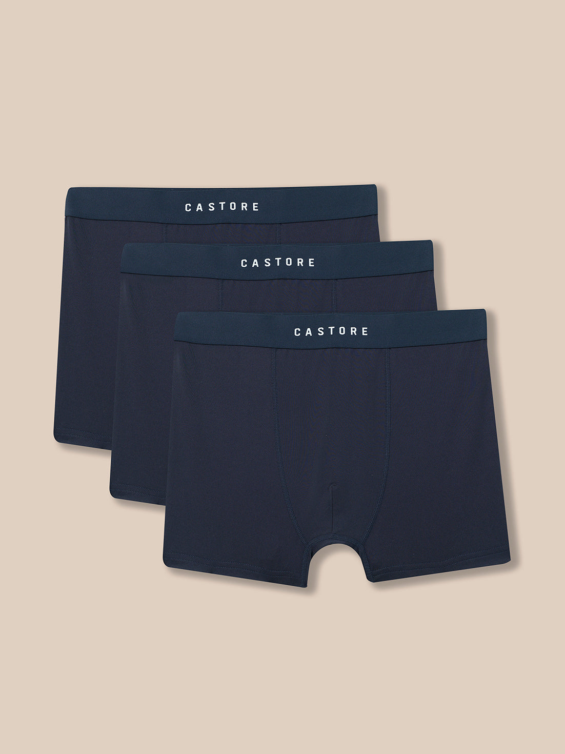 Boxershorts voor heren, set van 3 - marineblauw - Marineblauw