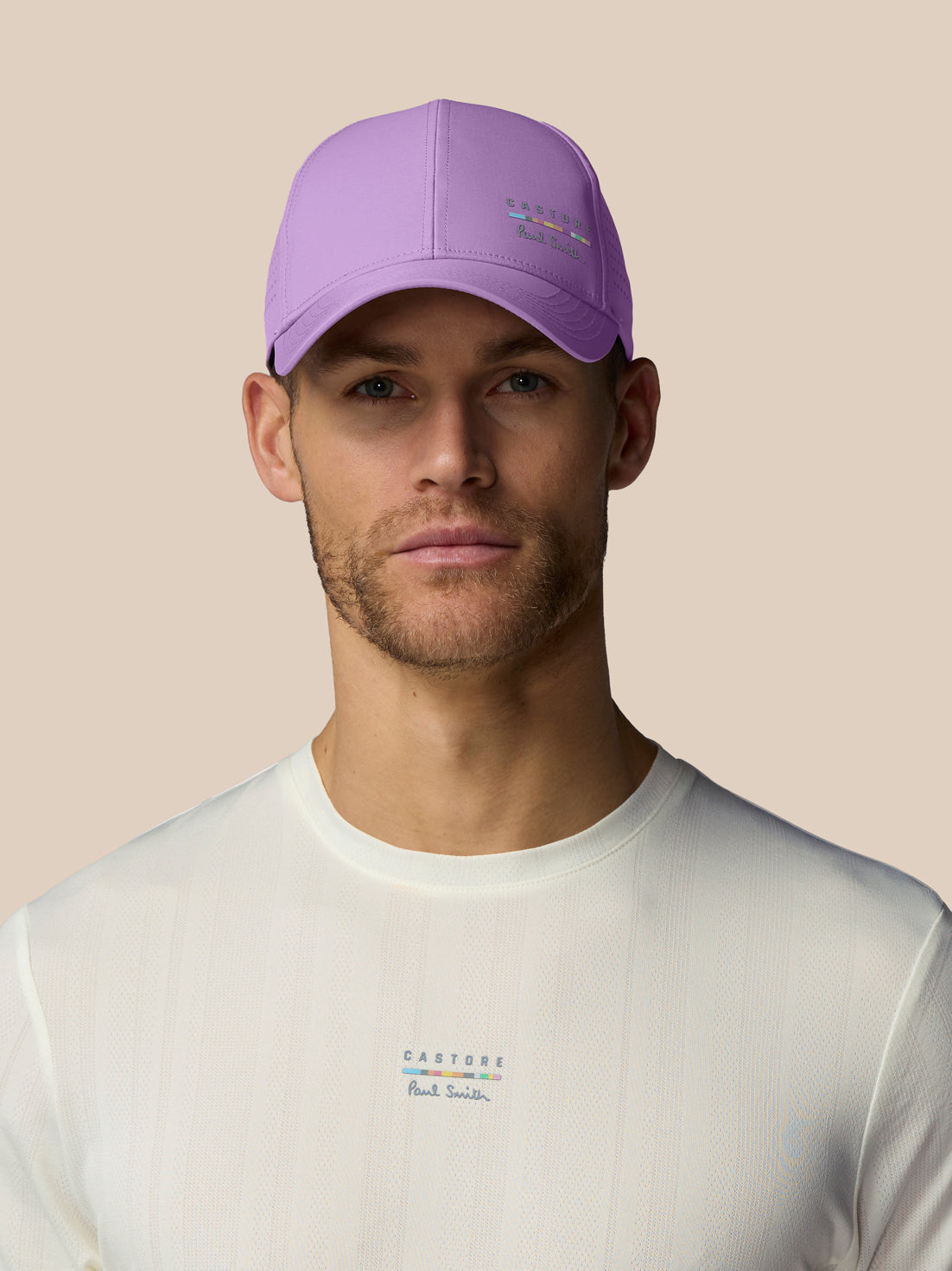 Gorra Unisex Castore x Paul Smith Técnico – Malva - Malva
