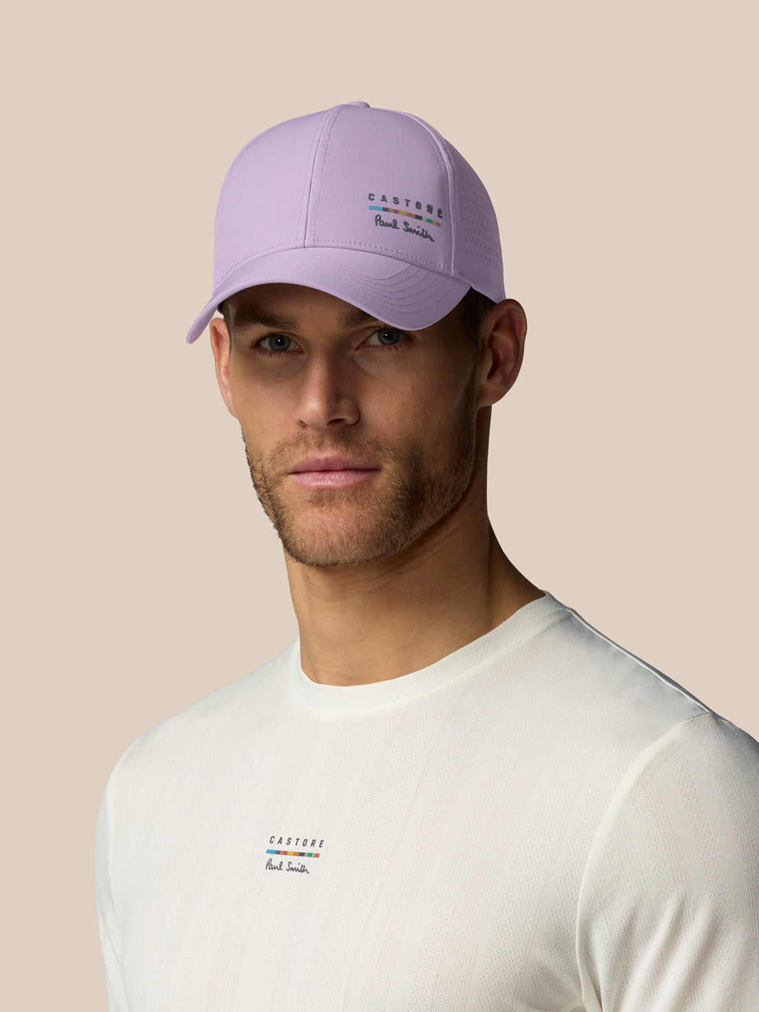Gorra Unisex Castore x Paul Smith Técnico – Malva - Malva