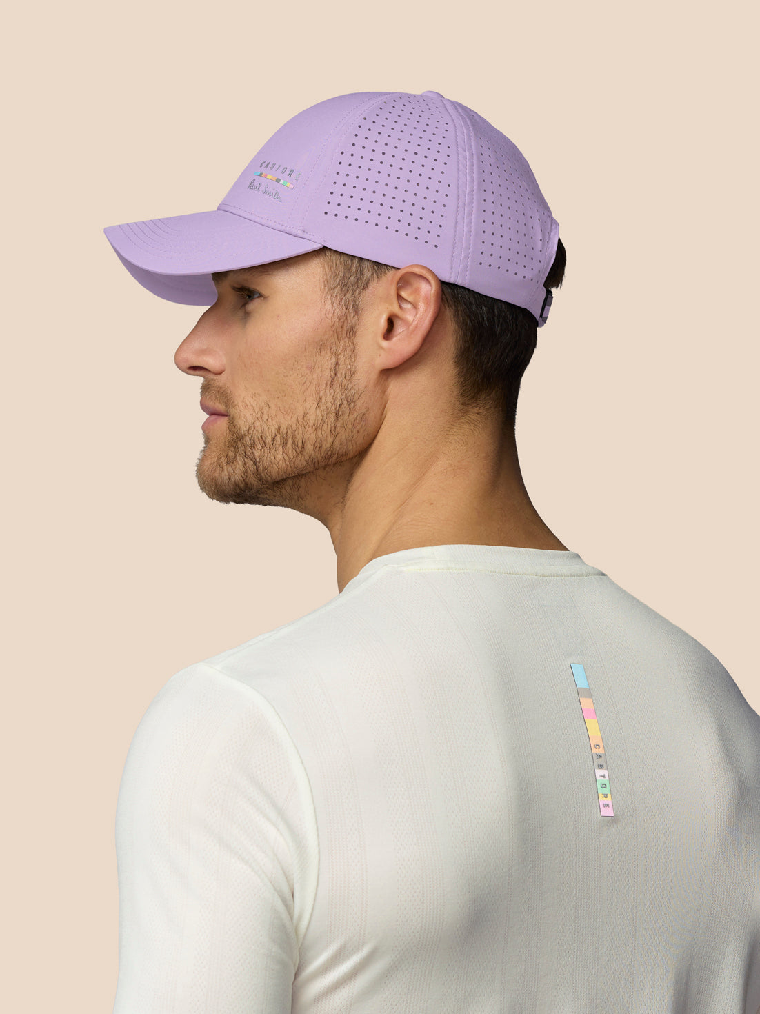 Gorra Unisex Castore x Paul Smith Técnico – Malva - Malva