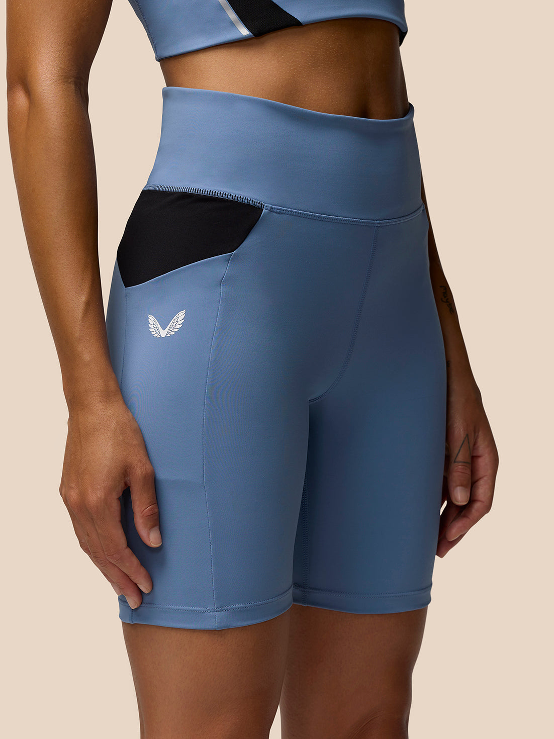 Apex Training Cycle Shorts - Light Blue