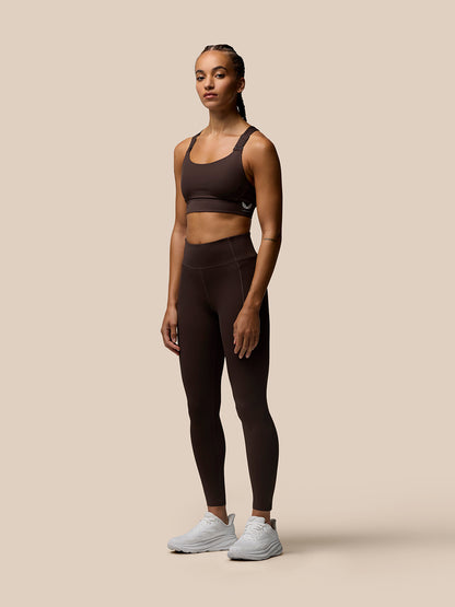 Zone Training Leggings - Brown