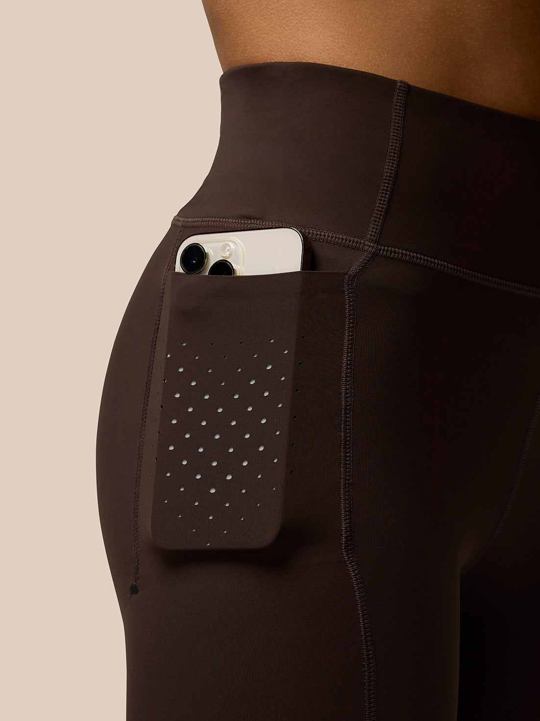 Zone Training Leggings - Brown
