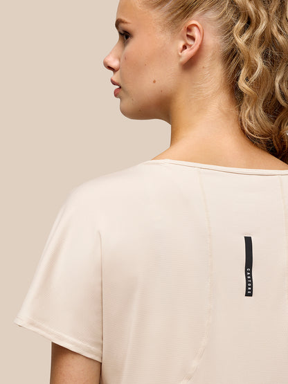 Flow Training T-Shirt - Beige