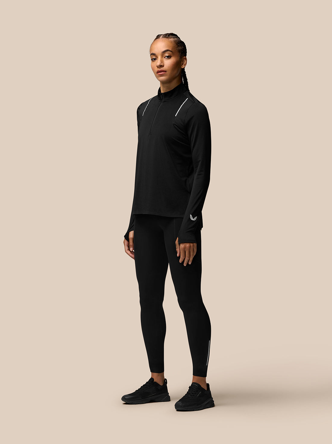Apex Training 1/4 Zip Top - Black
