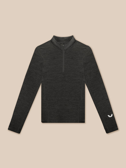 Flow Training 1/2 Zip Top - Black