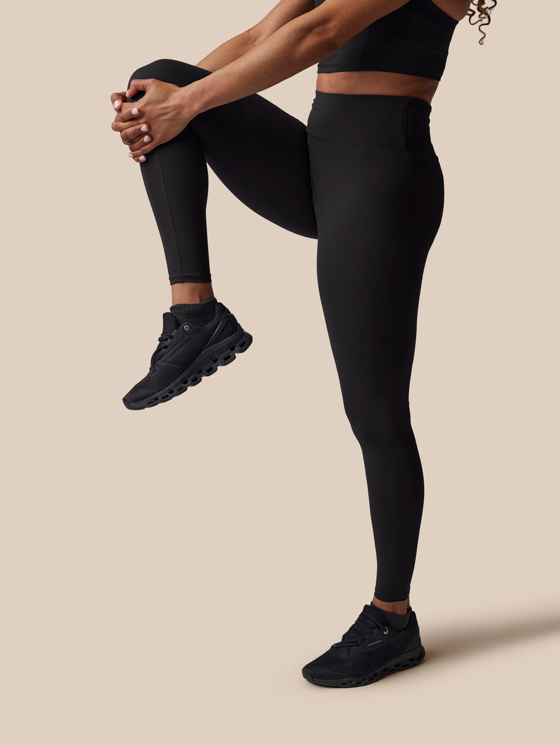 Damen x Paul Smith Performance Leggings – Schwarz - Schwarz