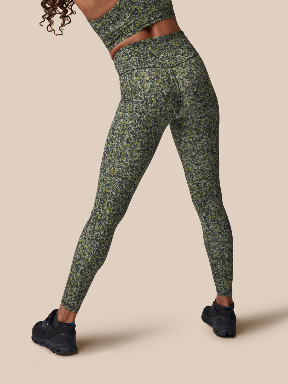 Dames x Paul Smith Performance Legging – Antraciet/Multi - Antraciet/Meerkleurig