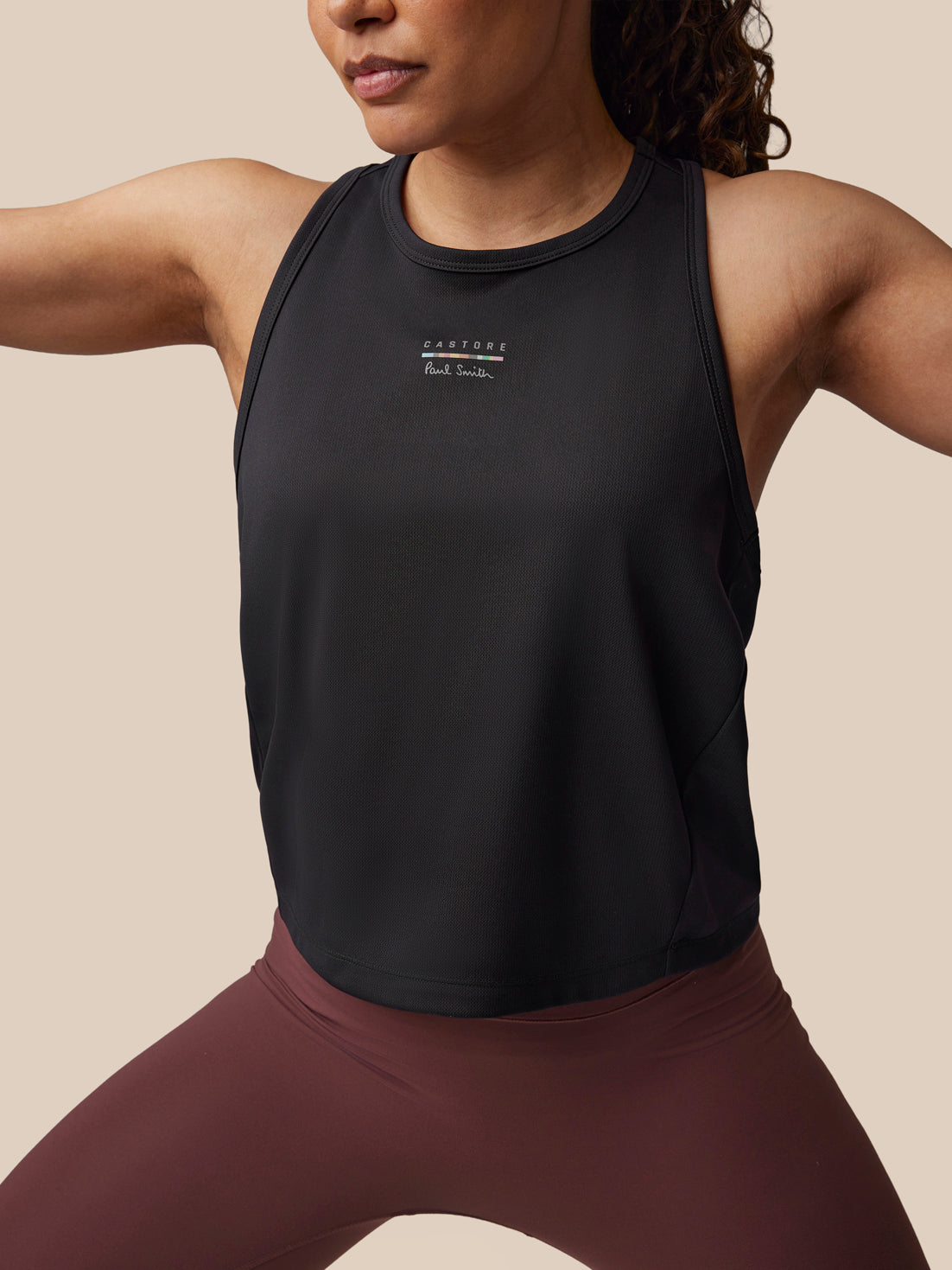 Camiseta de tirantes Performance x Paul Smith de mujer – Negro - Negro